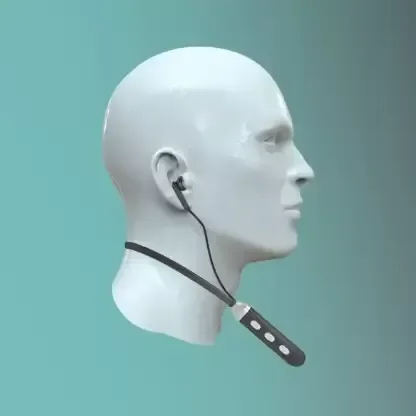 Tigotech NOIZE X1 Bluetooth Neckband | Nonstop 25hrs Playtime with Type C Bluetooth Headset (Black)