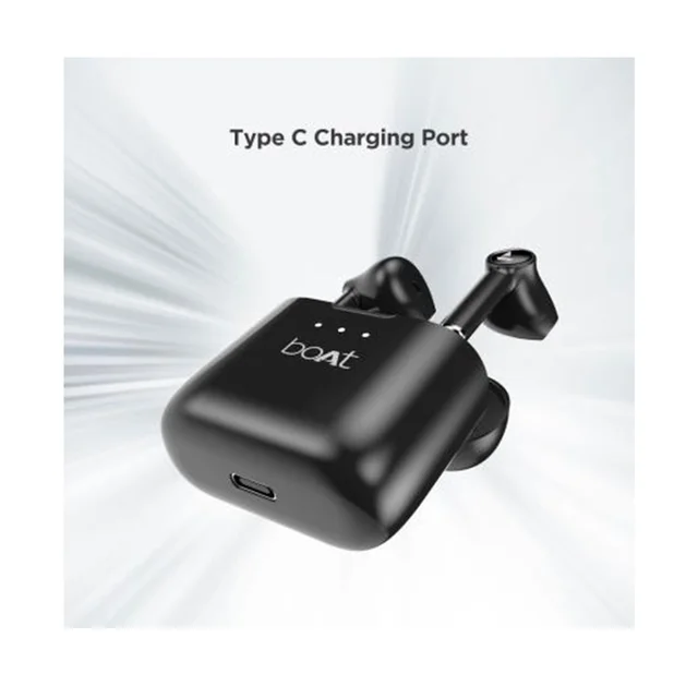 boAt Airdopes 131 Bluetooth Truly Wireless in Ear Earbuds with Mic (Black)