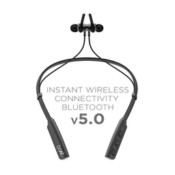 boAt Rockerz 235 V2 Bluetooth Wireless In Ear Earphones With Mic V5.0, Magnetic Eartips And Ipx5 Water & Sweat Resistance (Black)