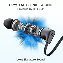 BOAT boAt Rockerz Summit Wireless Earphone with 30H Playback, ASAP™ Charge, Dual Pairing, ENx™ Technology, BEAST™ Mode (BLACK)