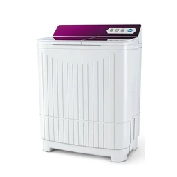 BPL 8 Kg Semi-Automatic Washing Machine with Dual Waterfall and Jumbo Pulsator, BSW-8000PXPP (Purple)