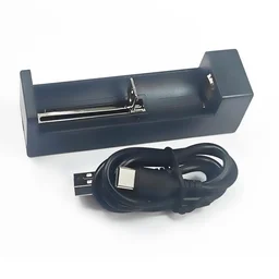 DEVAJI Devaji 1.5V Li-ion Battery Charger Rechargeable Battery Charging Adapter for Home Travel Camera flashlights Toys for AA-AAA Rechargeable Cells 1 Slot Universal Charger (BLACK)
