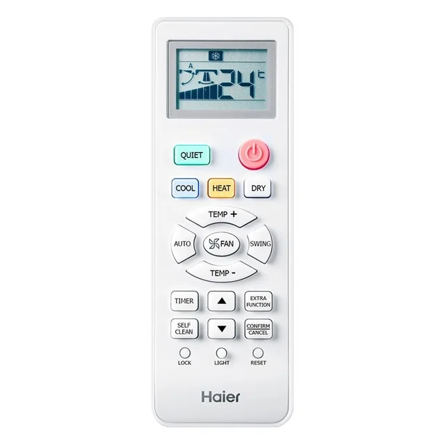 VEV Haier Spilt AC Remote Controller Compatible For Haier AC (WHITE)