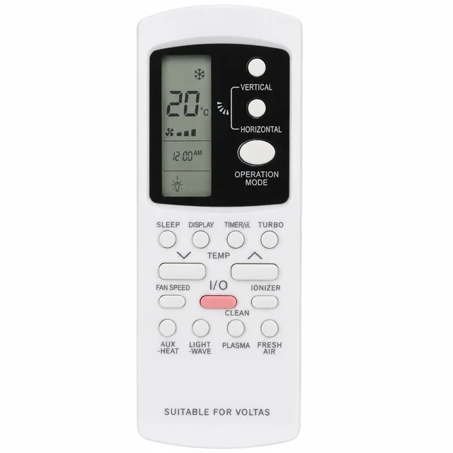 VEV Voltas AC Remote Compatible For Voltas AC (WHITE)