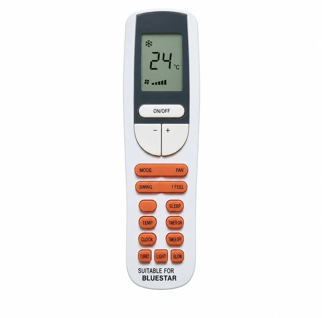 VEV Bluestar Split AC Remote Compatible For Bluestar AC Remote (WHITE)