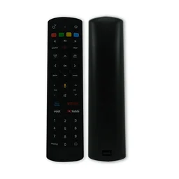 VEV Jio Set Top Box Remote Compatiable For Jio Set Top Box | With Voice Command Function Remote | With Hot Keys Live TV, Jio TV+, Disney Hotstar, Netflix, Voot, YouTube (BLACK)