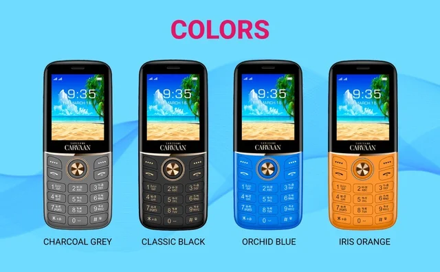 CARVAAN SAREGAMA Bhojpuri (Don M23) Keypad Mobile Phone - 351 Pre-Loaded Bhojpuri songs (Orchid Blue) - Orchid Blue