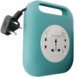 V GRAND V Grand (V229) Criesta Flex Box 6AMP. 240V AC Switch With Indicator Universal Socket Power Extension Box Heavy Duty Electric Extension Cord Board with Switch | for Fridge, Mixer, TV, Washing machine, Iron - 4 Meter