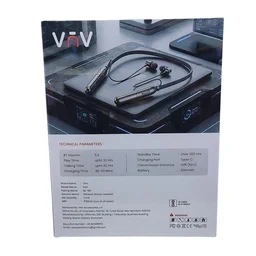 VEV Star ML-100 Wireless Neck Band Magnetic Stereo Earbunds | Upto 32 Hrs Play Time | With Type-C Charging (BLACK)