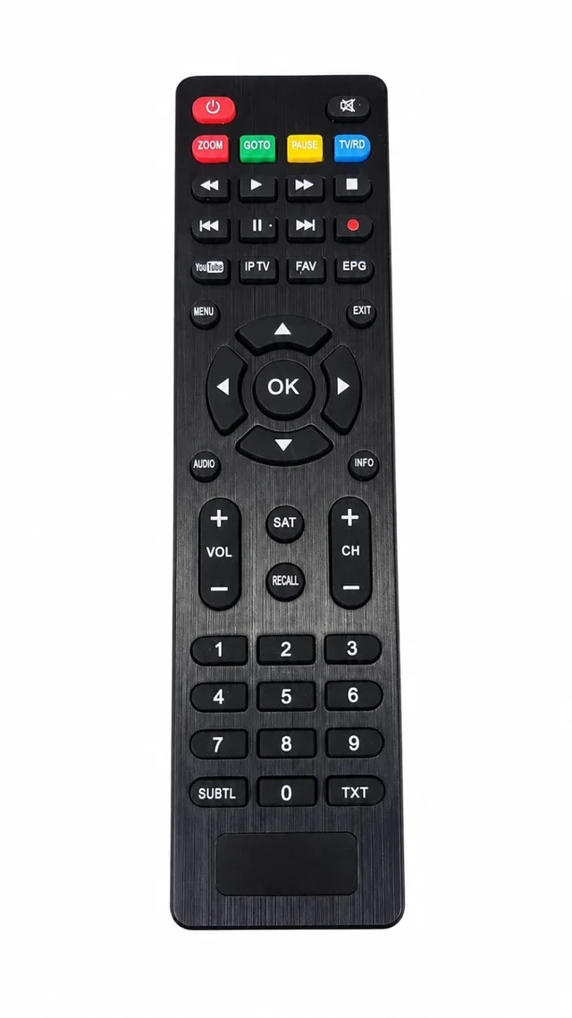 VEV Melbon Free To Air Digital Setup Box Remote Compatible For Melbon Setup Box (BLACK)