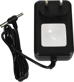 KRISHNA Krishna High-Quality 9V-1Amp 2 in 1 Pin AC/DC Adapter Power Supply | For Wi-Fi Router | Set Up Box Tablet | Cctv Camera | Switch Mode Power Supply Adapter (BLACK) - 9V-1Amp