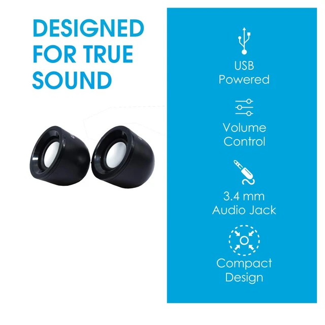 Foxin FMS-375 2.0 Multimedia Speaker (Black)