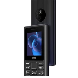 HMD 110 Keypad Phone with Built-in Scan & Pay UPI App, Rear Camera, Long-Lasting Battery, Wireless FM Radio (Black)