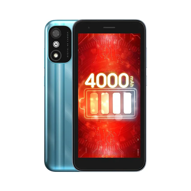 Itel itel A27 2GB PLUS 32GB | 4000mAh Battery | Fingerprint PLUS Face Unlock (Crystal Blue)