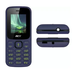 itel ACE 3 SHINE Keypad Mobile Phone | 4.5cm Bright Display | 1000mAh Battery | Wireless FM with Recording (BLACK) - Black