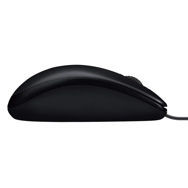 Logitech M90 1000 DPI Optical Tracking, Ambidextrous Wired Optical Mouse (Black)