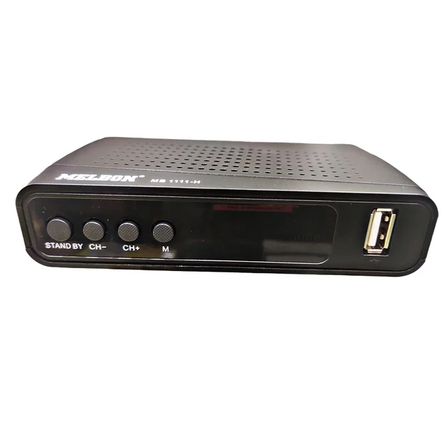 MELBON HD-MPEG4 (GALAXY-4) Digital TV Set Top Box with DD Free Dish Unlimited Entertainment | Free to Air | Full HD 1080P | HDMI connectivity | 5000 Channels | (Black)