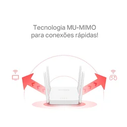 MERCUSYS AC10 | AC1200 Wireless Dual Band Wi-Fi Router | 1200 Mbps Wi-Fi Speed | 5 High Gain Antennas | Parental Control | IPTV and IPv6 Supported