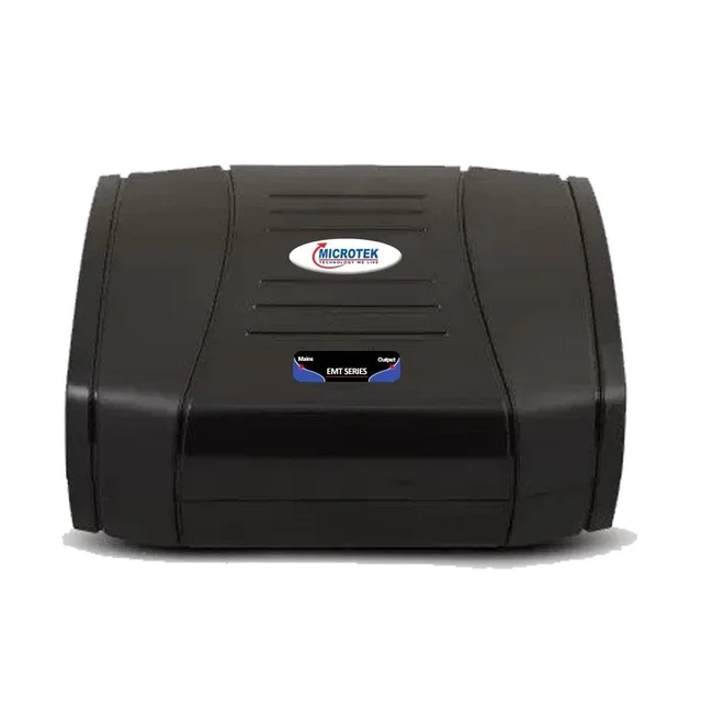 Microtek EMT 1390 Energy Efficient Automatic Voltage Stabilizer for LED TV 50", 55", 65" (Black)
