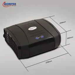 Microtek EMT 1390 Energy Efficient Automatic Voltage Stabilizer for LED TV 50", 55", 65" (Black)