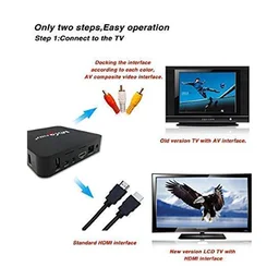 MXQ Pro 5G 4K Ultra HD 2GB /16GB Android 11.1 Smart TV Box OTT Media Player | Internet TV (Black)