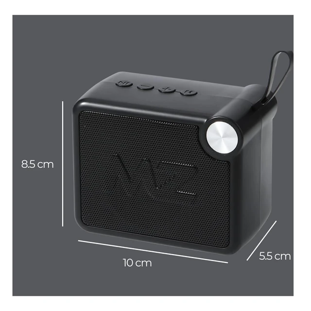 MZ M406SP (Portable Bluetooth Speaker) Dynamic Thunder Sound, 1200mAh Battery 5 W Bluetooth Speaker - Black