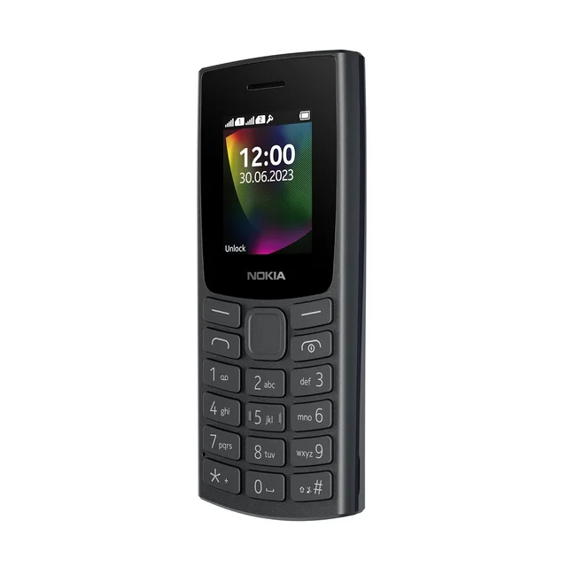 Nokia Nokia 106 Single Sim, Keypad Phone with Built-in UPI Payments App, Long-Lasting Battery, Wireless FM Radio & MP3 Player, and MicroSD Card Slot (Charcoal)
