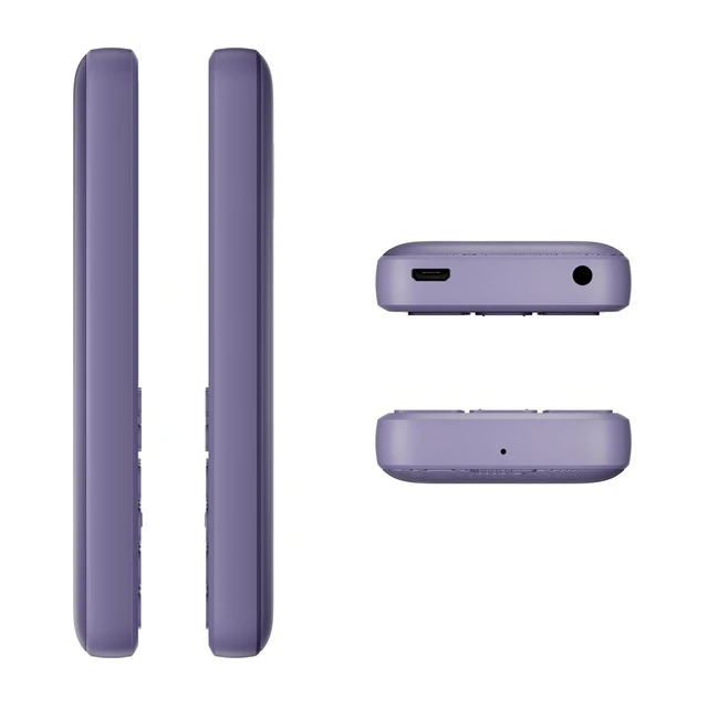 Nokia 130 Music | Built-in Powerful Loud Speaker with Music Player and Wireless FM Radio | Dedicated Music Buttons | Big 2.4” Display | 1 Month Standby Battery Life (Purple) - Purple