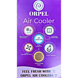 ORPEL Rotating Tower Fan | High Cooling Efficiency (White & Blue)