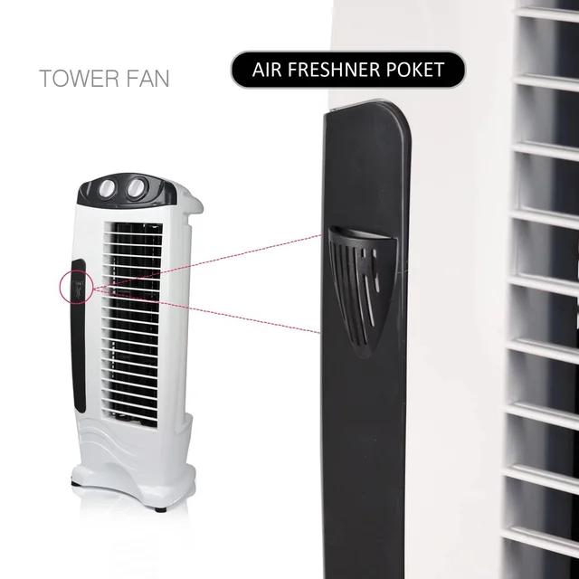 Surya Shine Tower Fan High Speed Powerful Motor ( White & Grey )