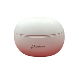 Pebble SOUL BUDS True Wireless Earpods | ENC with Dual Mic | Just making it crystal clear (Peach) - Peach