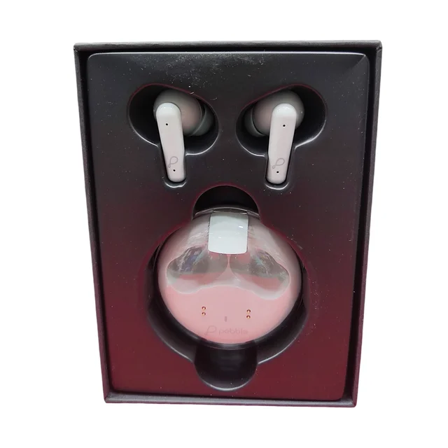 Pebble TRUBUDS True Wireless Earpods | ENC with Dual Mic | Just making it crystal clear (Gray) - Gray