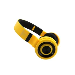 RD BH-202 On-Ear Headphone with FM and Memory Card Support (Yellow)