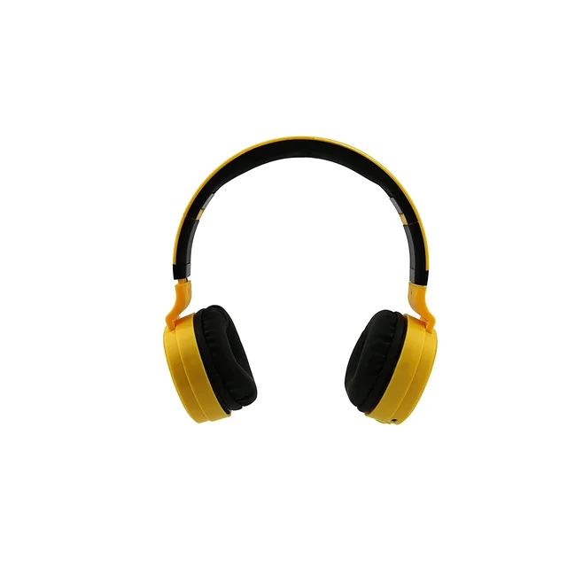 RD BH-202 On-Ear Headphone with FM and Memory Card Support (Yellow)
