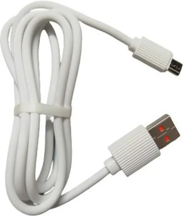 RD 3A Max Output Dual USB Car Charger With Micro USB | Adapter Compatible with Most Cars & Cellular Phones (WHITE)