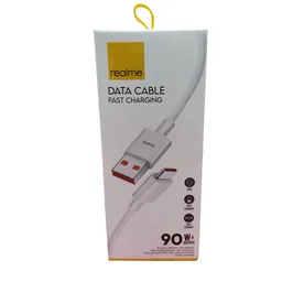 VEV Realme Data Cable Fast Charging | Type-C | 90W Output | Super Charger (White)