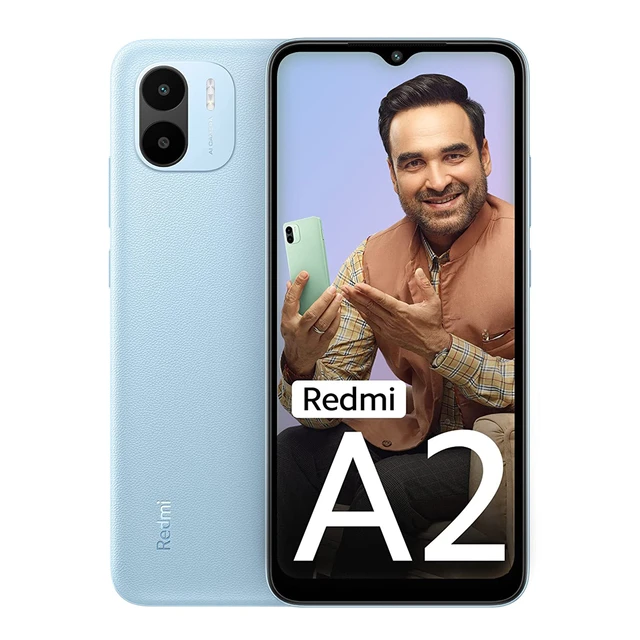 Redmi A2, 2GB RAM, 64GB Storage | Powerful Octa Core G36 Processor | Upto 7GB RAM | Large 16.56 cm HD+ Display with Massive 5000mAh Battery (Aqua Blue) - 2 GB