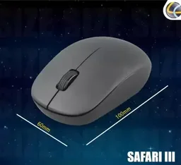 Lapcare LAPCARE SAFARI III LWM-003 Wireless Optical Mouse 2.4GHz (Black)