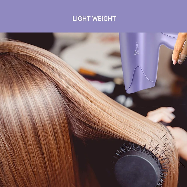 Syska HD1600 Trendsetter Hair Dryer With 1000 Watts Heat Balance Technology (Purple)