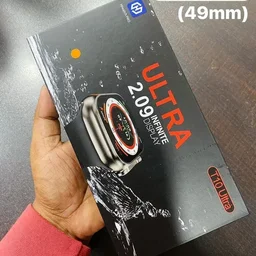 ULTRA T10 Ultra Smartwatch 2.09" inch Big Infinite Display Sleek Design Metal Body with 53mm Real Screws Calling Wireless Charging with Activity Tracker Compatible with All 3G/4G/5G Android (Orange) - Orange Roughy