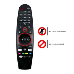 VEV LG Remote Compatible for LG Non Magic Smart TV Remote Control (Mouse & Voice Non-Support) MR20GA Prime Video and Netflix Hotkeys (Black)