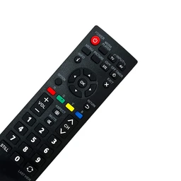 VEV Panasonic Remote Compatible for Panasonic Tv Remote Suitable for LCD LED Panasonic Television Remote Control - Match Exactly Previous Remote (Black)