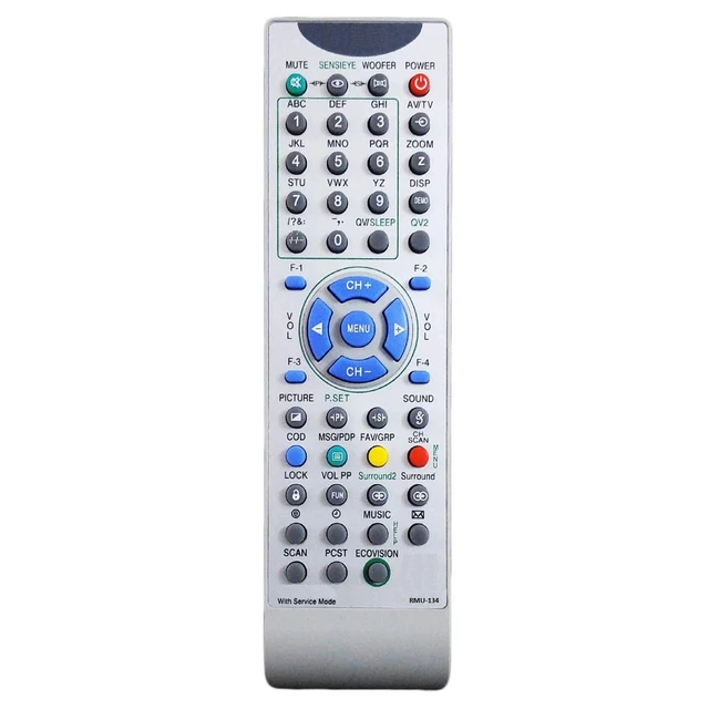 VEV V-CON RMU-134 Remote Compatible for Works with Almost All Videocon CRT TV (White)