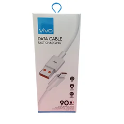 VEV Vivo Data Cable Fast Charging | Type-C | 90W Output | Super Charger (White)