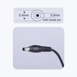 Zebronics Zeb- LA552520065L 65W Laptop Adapter 5.5x2.5mm Connector (Black)