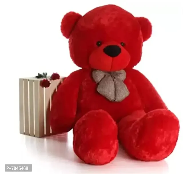 3 Feet Soft and Smooth Teddy Bear Red