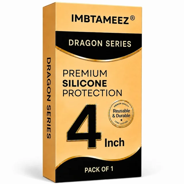Imbtameez Dragon Series Premium Silicone Cover – 4 Inch, Pack of 1