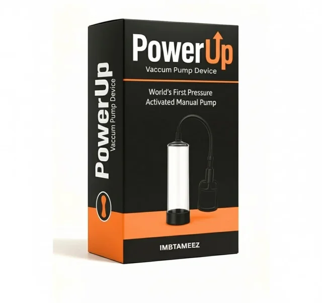Imbtameez PowerUp Manual Vacuum Pump Device for Men | Adjustable Pressure Personal Wellness Pump | Reusable Premium Quality