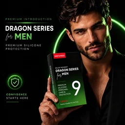 IMBTAMEEZ Dragon Series Premium Silicone Personal Care & Protection for Men – 9 inch pack of 1 