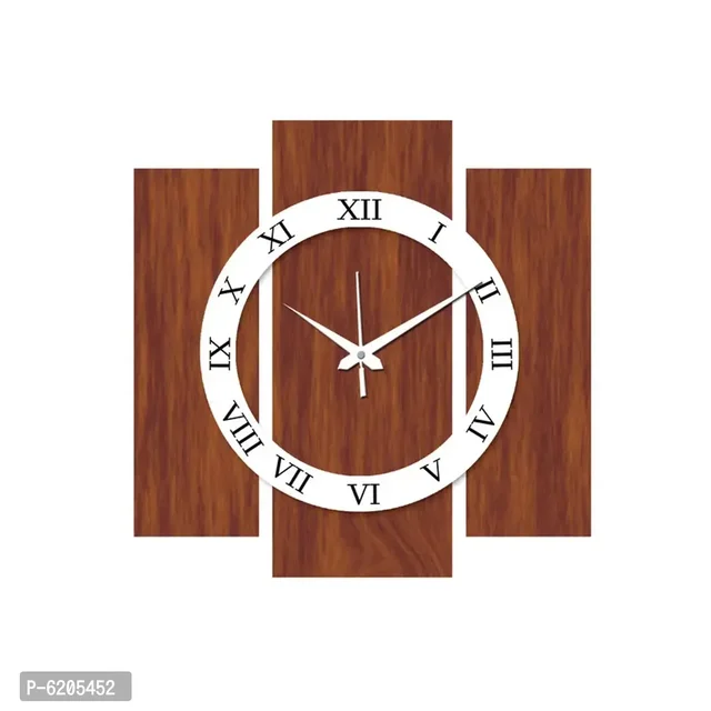 Beautiful Wooden Open Wall Clock For Home